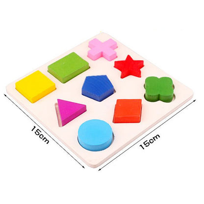 Learning Wooden Puzzle Blocks Toy