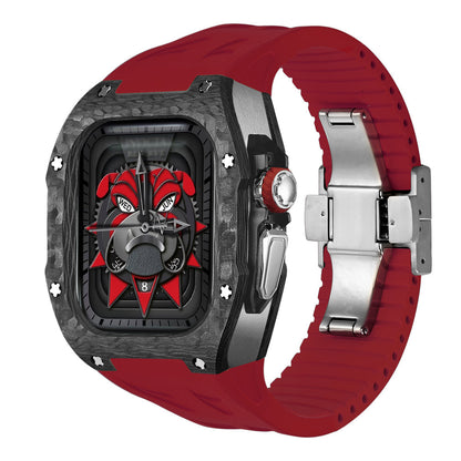 Durable Carbon Fiber Apple Watch Ultra Case Kit