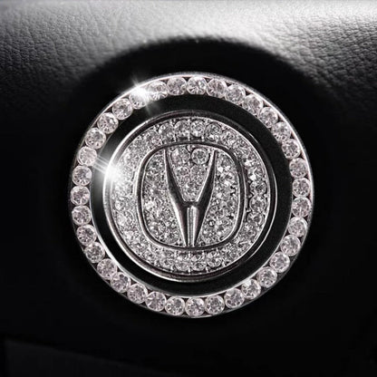 Sparkly Car Key Start Button Cover Ring