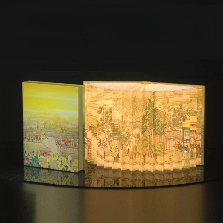 Portable Foldable Reading Lamp Table