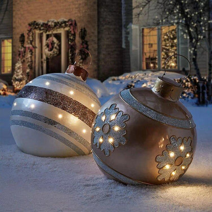 Vibrant Garden Christmas Ornament Balls