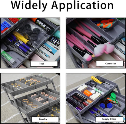 Compact Storage Plastic File Box