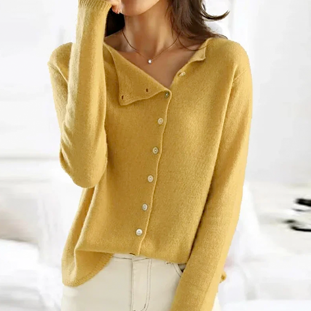 Cozy Female Crew Neck Oversized Sweater