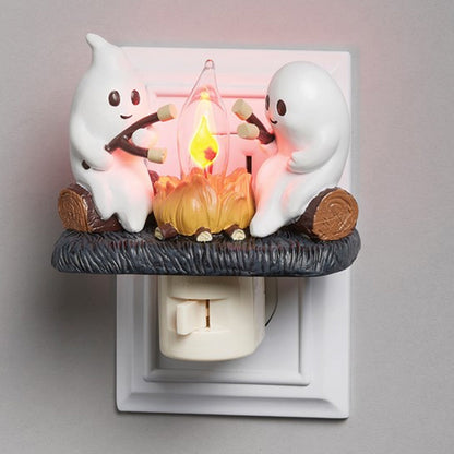 Cozy Ambient Electric Fireplace Lamp