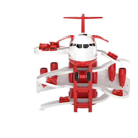Action Playset Fire Truck Airplane Toy - Luxicro