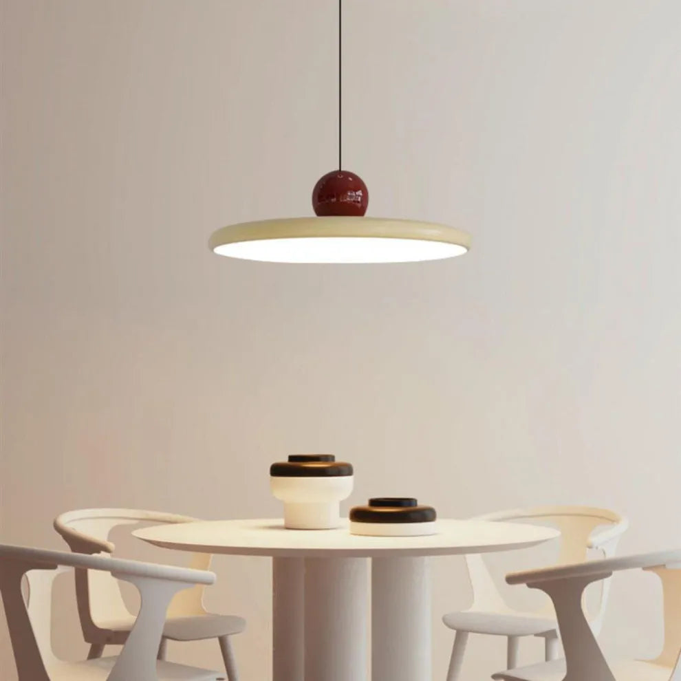 Contemporary Silver LED Pendant Light Fixture