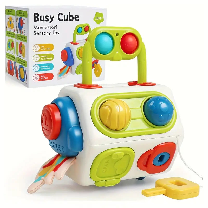 Vibrant Educational Block Toy for Babies - Luxicro