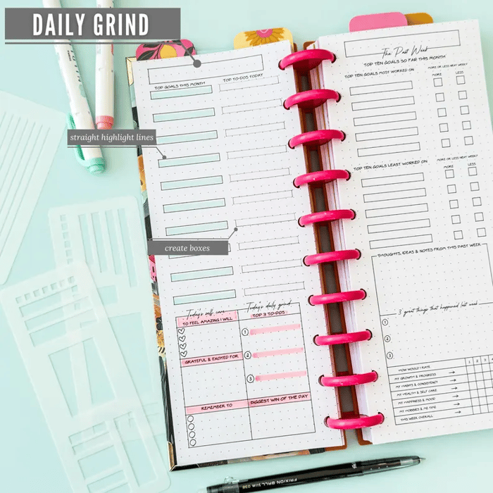 Customizable Daily Planner Pad System
