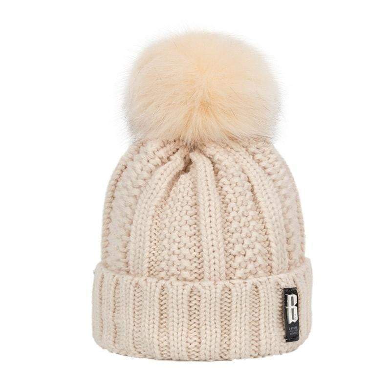 Soft Fuzzy Winter Knit Beanies