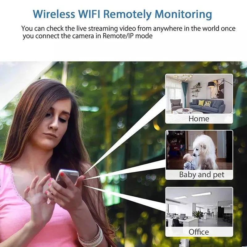 Compact WiFi Outdoor Security Camera with Motion Detection