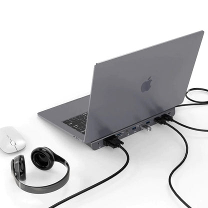 Premium USB-C Laptop Dock with HDMI and Ethernet Ports