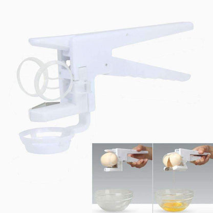 Easy Crack Egg Separator Tool White
