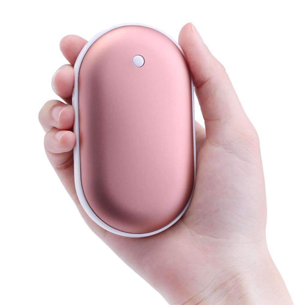 Compact Rechargeable Power Bank with Hand Warmer