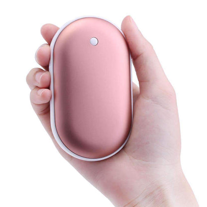 Compact Rechargeable Power Bank with Hand Warmer