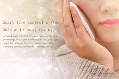Compact Rechargeable Power Bank with Hand Warmer