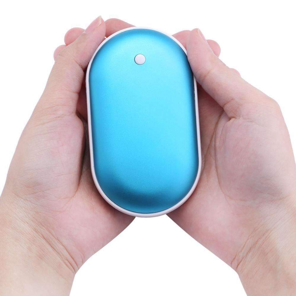 Compact Rechargeable Power Bank with Hand Warmer