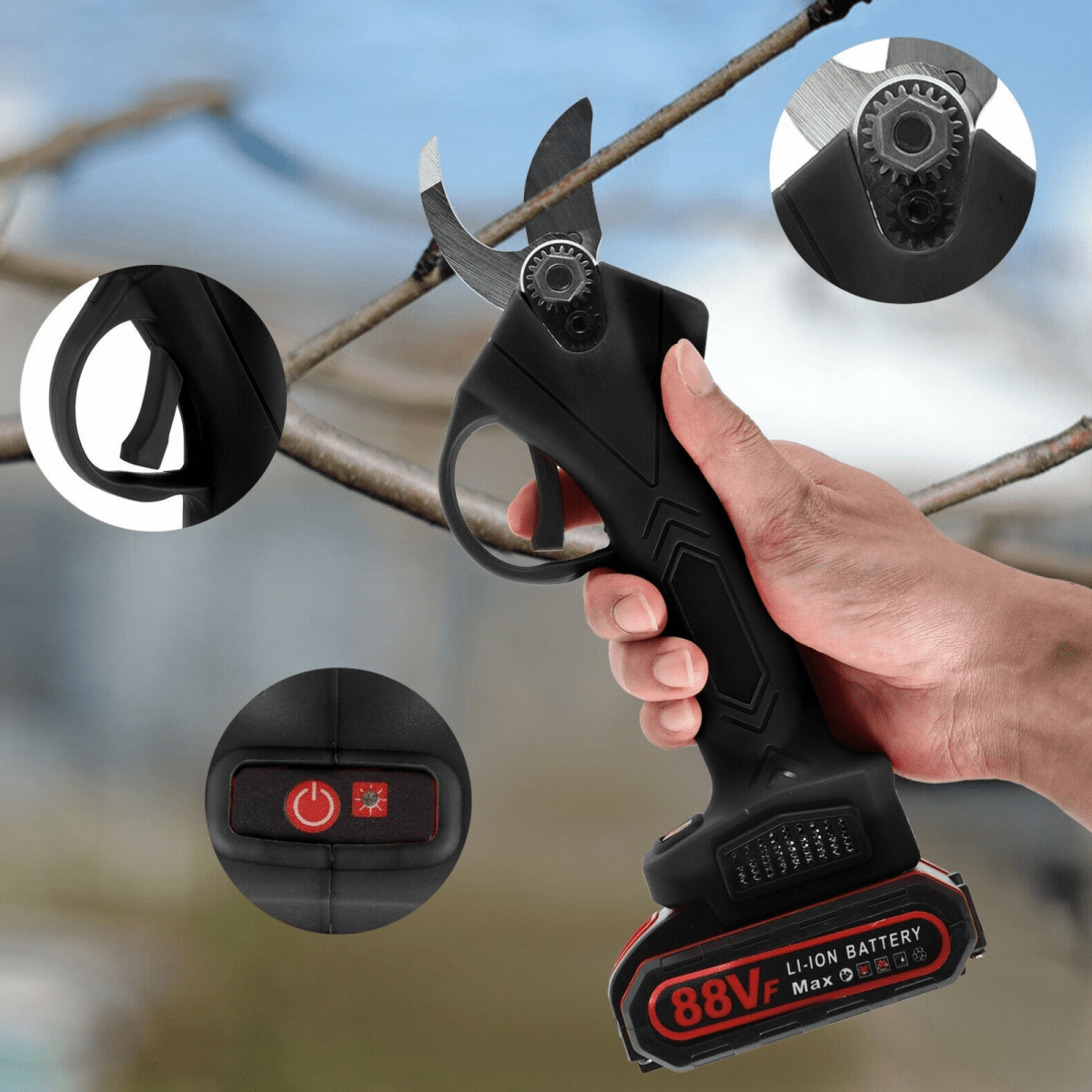 Proven Fast Cordless Pruning Cutter