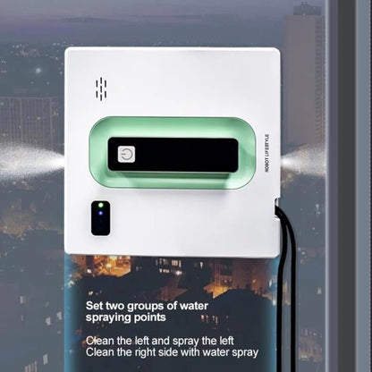 Easy Window Cleaning Robot with Remote and Safety Sensor