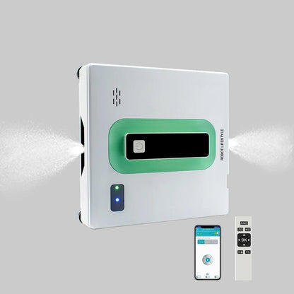 Easy Window Cleaning Robot with Remote and Safety Sensor
