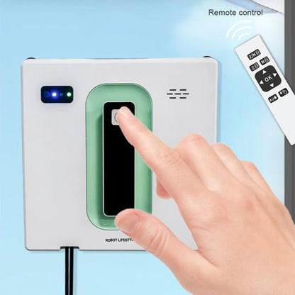 Easy Window Cleaning Robot with Remote and Safety Sensor