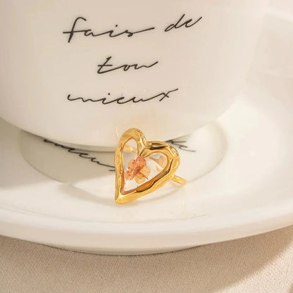 Lovely Blossom Adjustable Band Ring
