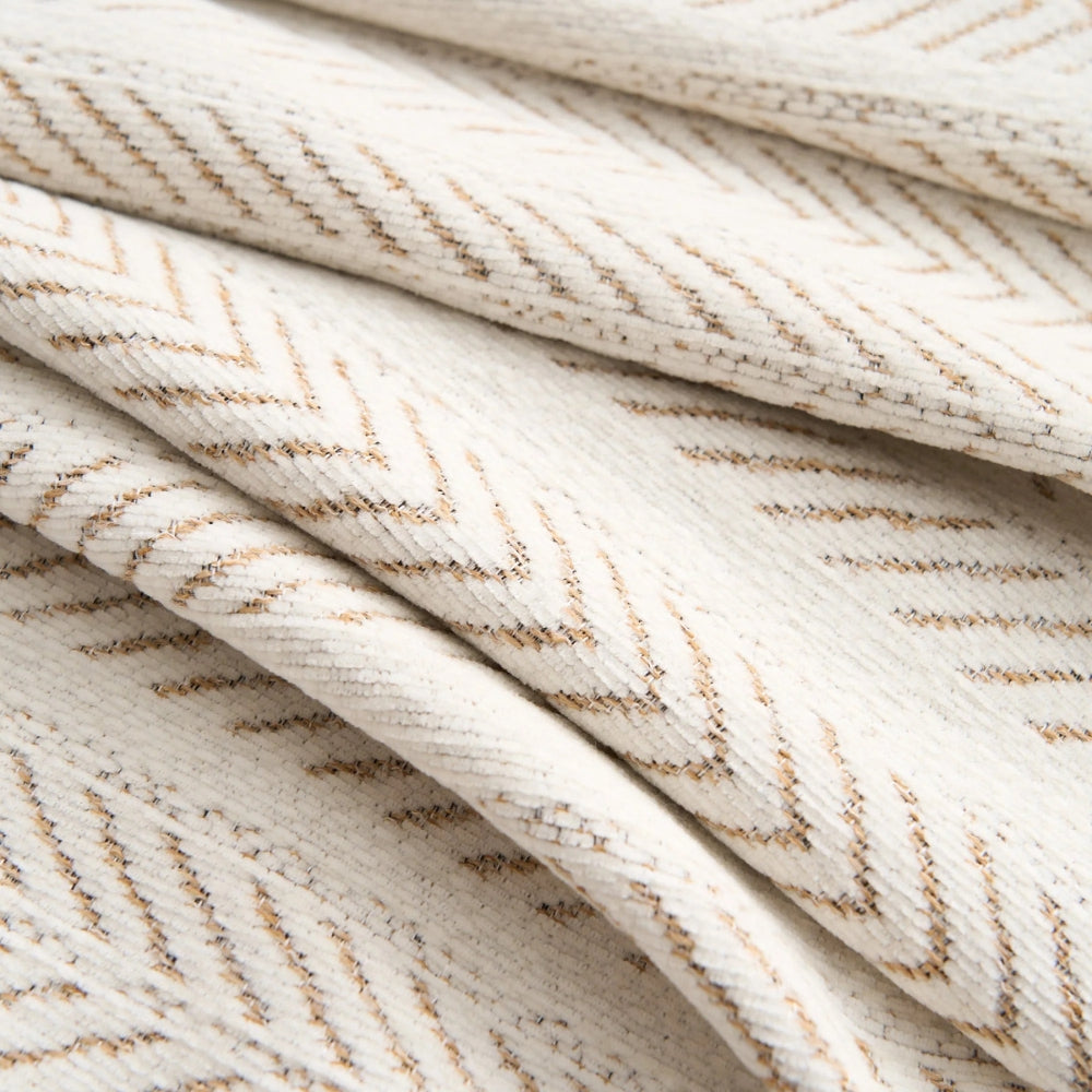 Plush Herringbone Chenille Couch Slipcover - Luxicro