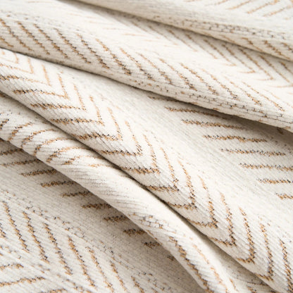 Plush Herringbone Chenille Couch Slipcover - Luxicro