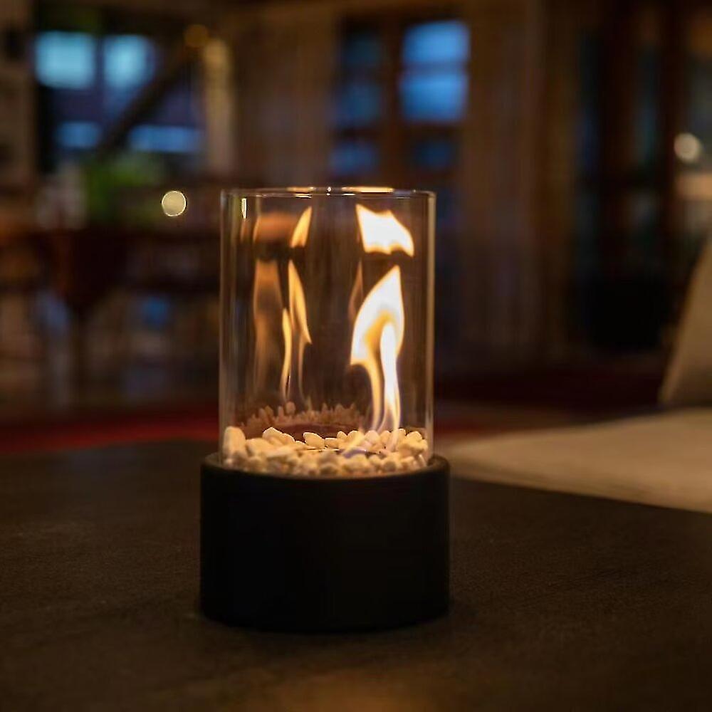 Beautiful Glass Oil Lamp Fireplace Heater