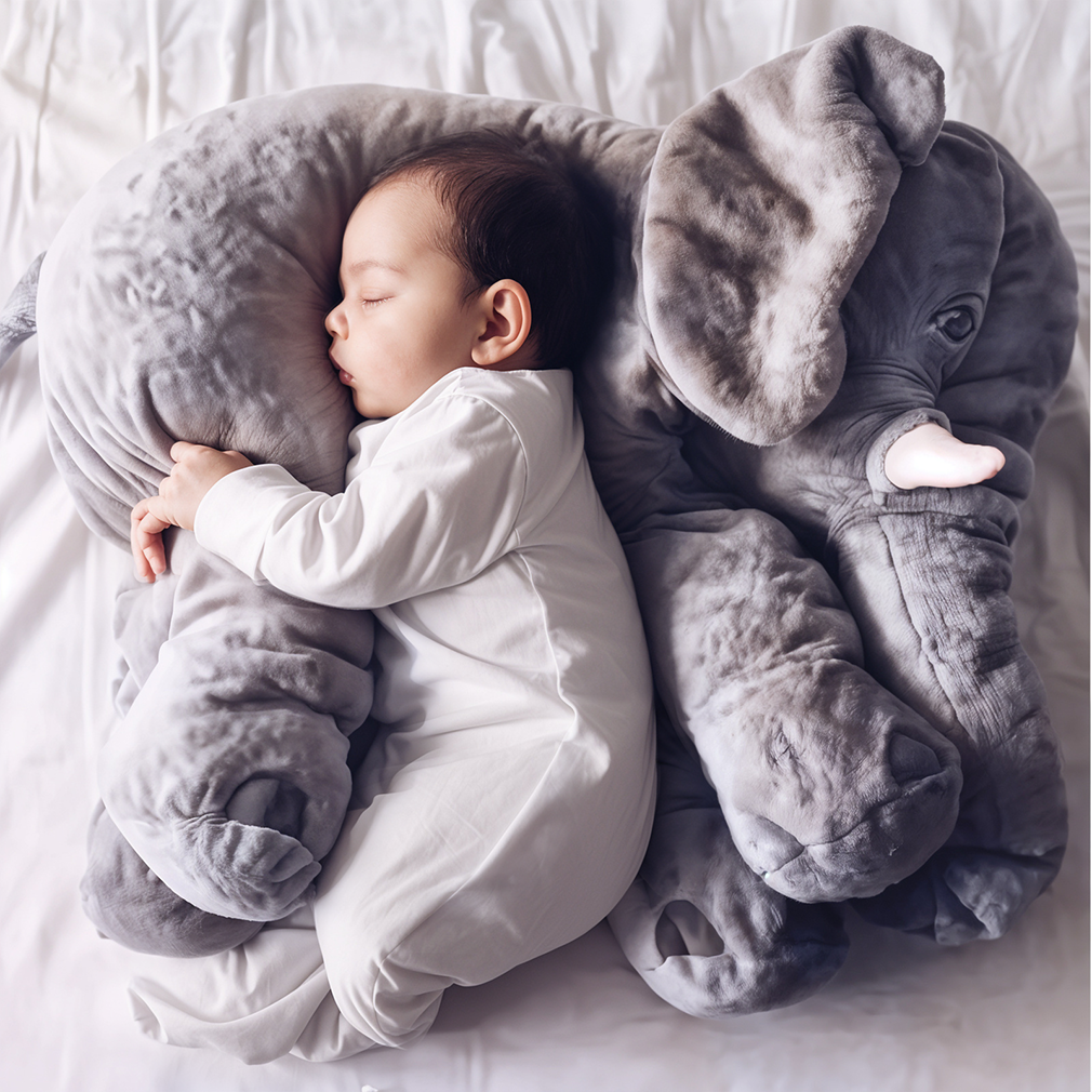 Cozy Cute Elephant Pillow for Kids Sleep