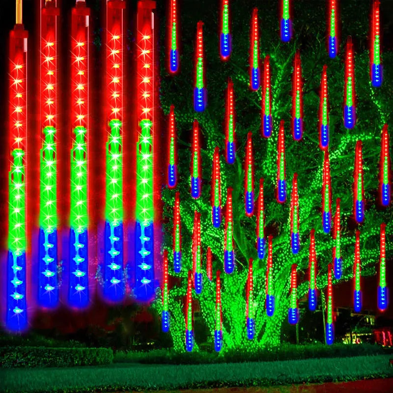 Vibrant Solar Patio String Light Decor