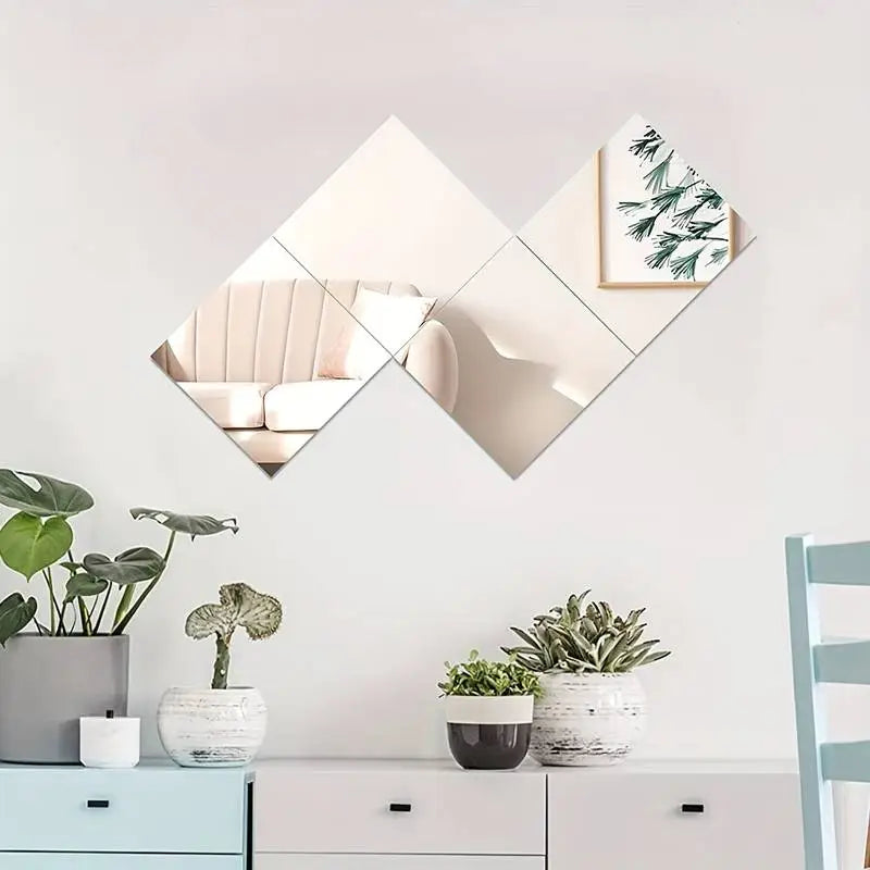 Modern Glass Wall Sticker Decals