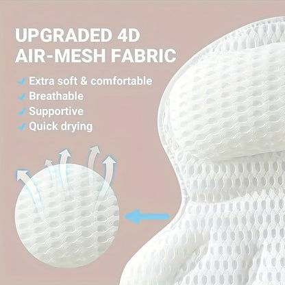 Comfortable Bath Spa Support Pillow Cushion
