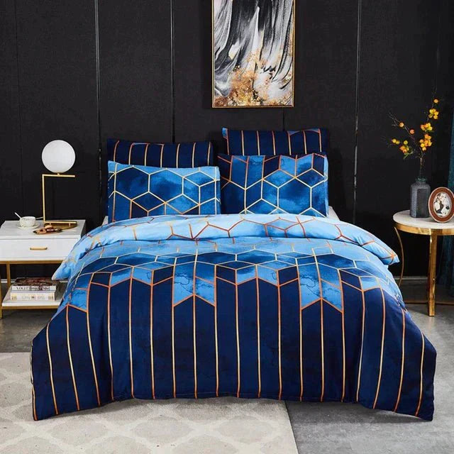 Cozy Patterned Bedding Set - Breathable and Plush