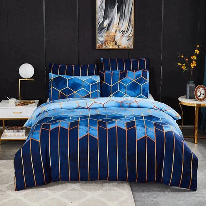 Cozy Patterned Bedding Set - Breathable and Plush