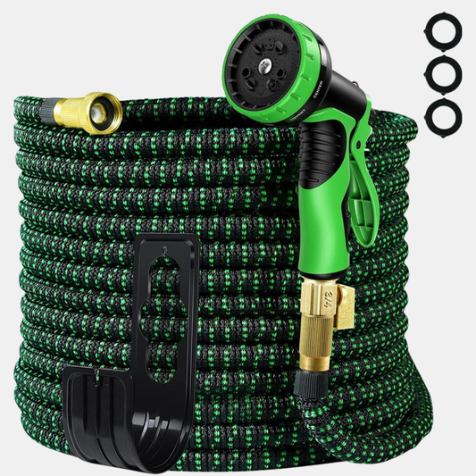 Long Flexible Water Hose – 100ft Durable & Kink-Free - Luxicro