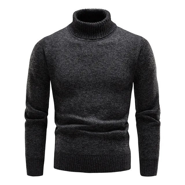 Cozy Slim Fit Men's Wool Sweater - Luxicro