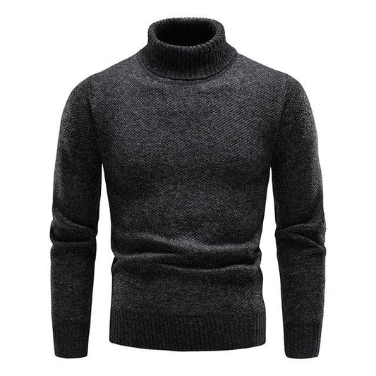 Cozy Slim Fit Men's Wool Sweater - Luxicro