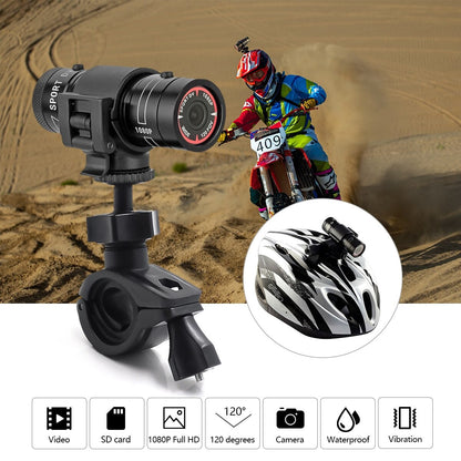 Compact Motorcycle Action Camera 1080p HD Helmet Mount