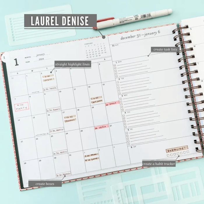 Customizable Daily Planner Pad System