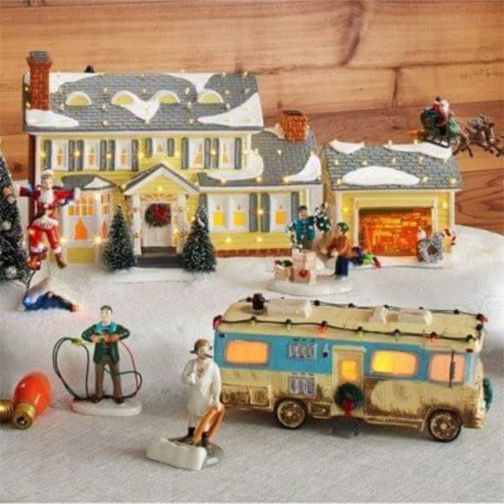 Festive LED Musical Christmas House