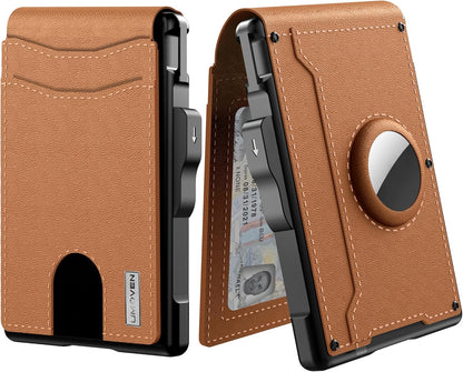 Slim Men's Leather Wallet with RFID Card Holder - Luxicro