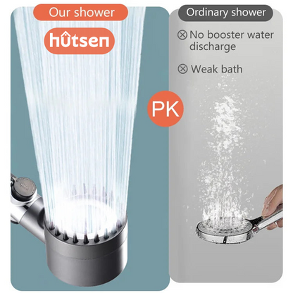 Relaxing 4-in-1 Shower Head for Soft Skin