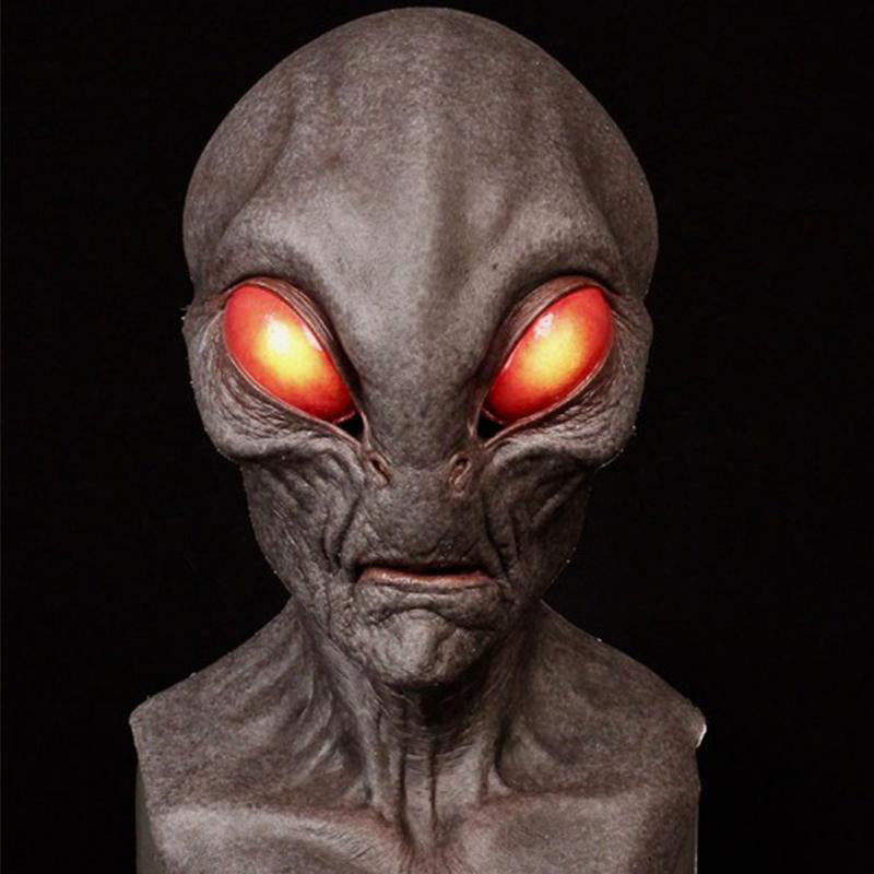Authentic Rubber Costume Mask for Halloween Disguise
