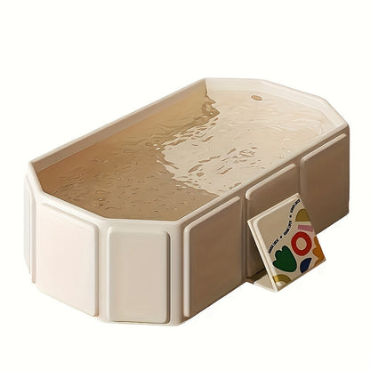 Space Saving Collapsible Baby Bath Tub with Quick Fill - Luxicro