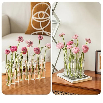 Beautiful Clear Flower Vase Set