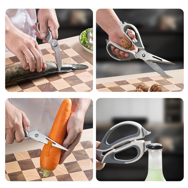 Premium 5-in-1 Kitchen Scissors for Easy Food Prep