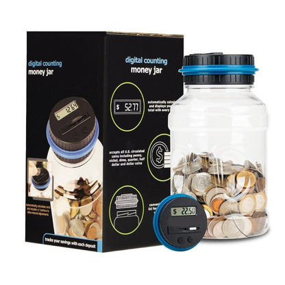 Digital Coin Sorter Savings Jar - Luxicro