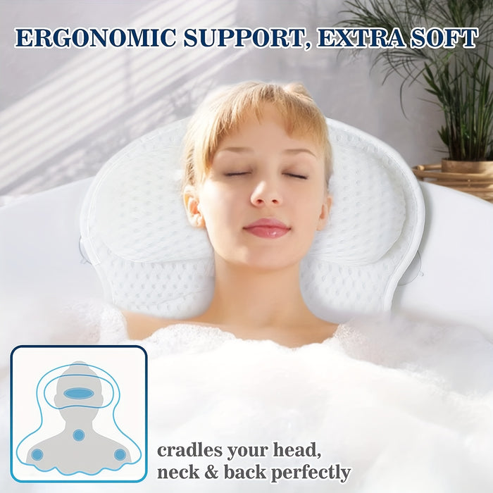 Soft Spa Bath Pillow with Neck Support