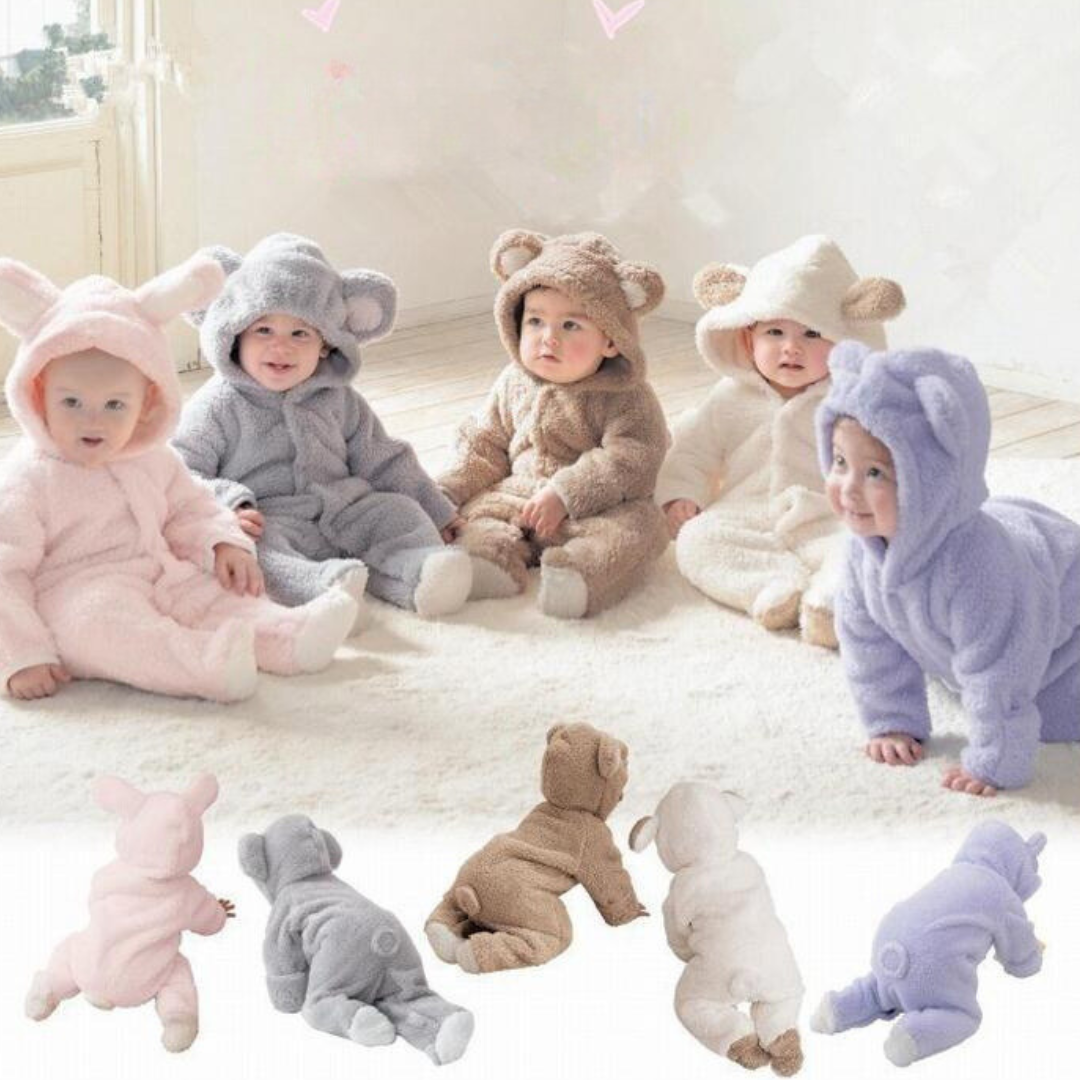 Cute Baby Romper Bear Design