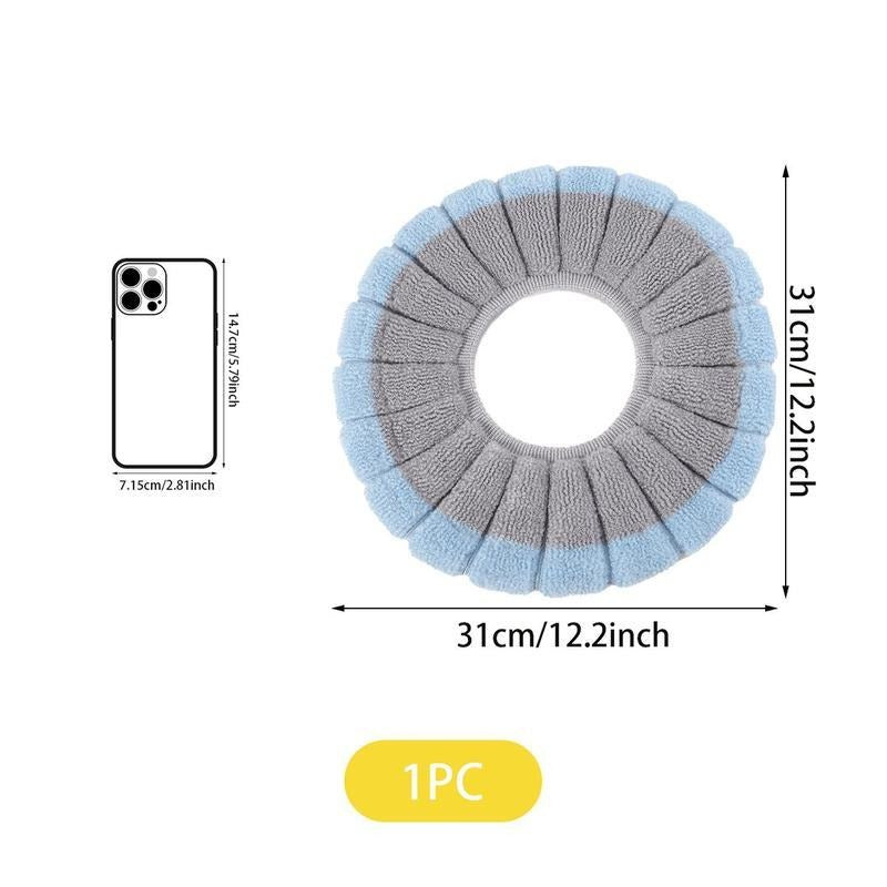 Comfortable Padded Toilet Seat Protector - Luxicro